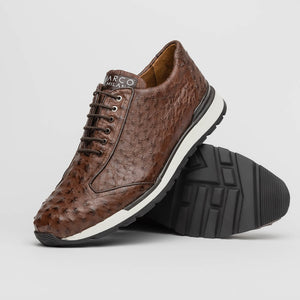 Marco Di Milano Scanno: Antique Brown Leather Dress Shoe