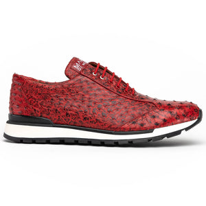 Marco Di Milano Scanno Antique Red Leather Loafer