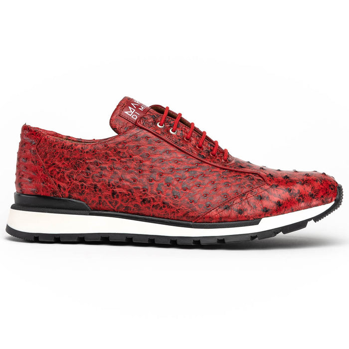 Marco Di Milano Scanno Antique Red Leather Loafer