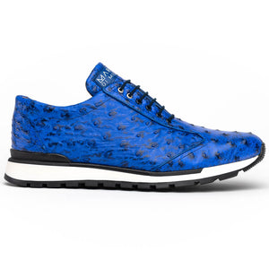 Marco_Di_Milano Scanno: Electric Blue Italian Leather Shoe