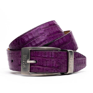 Marco Di Milano Silvio Belt Purple Leather Loafer