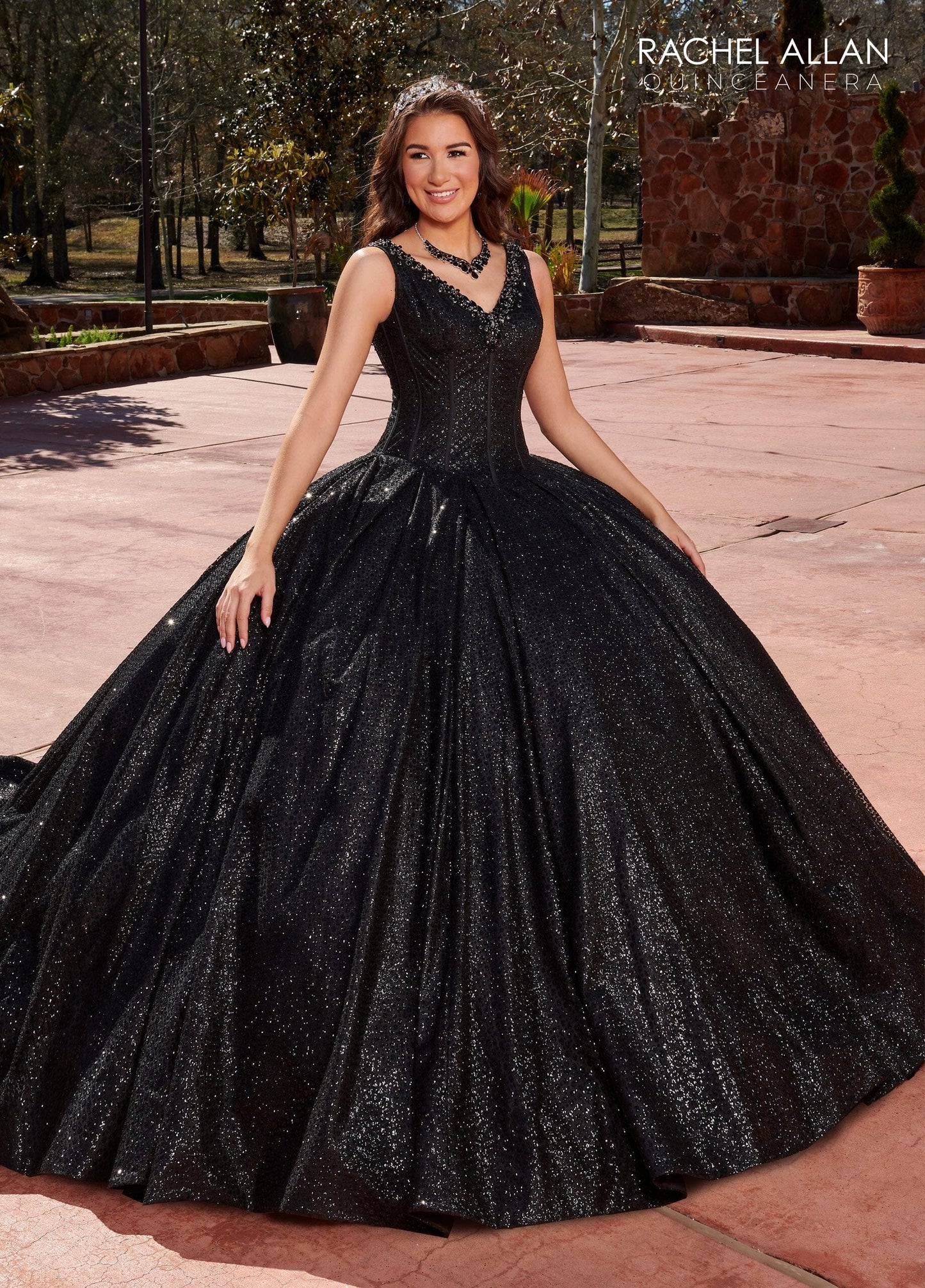 Rachel Allan RQ1127 Sleeveless Corset Quinceanera Dress