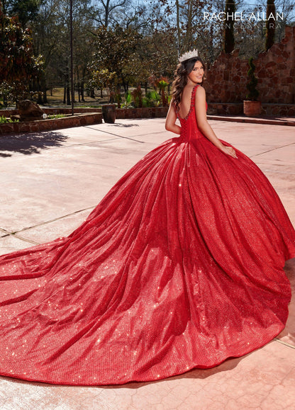 Rachel Allan RQ1127 Sleeveless Corset Quinceanera Dress