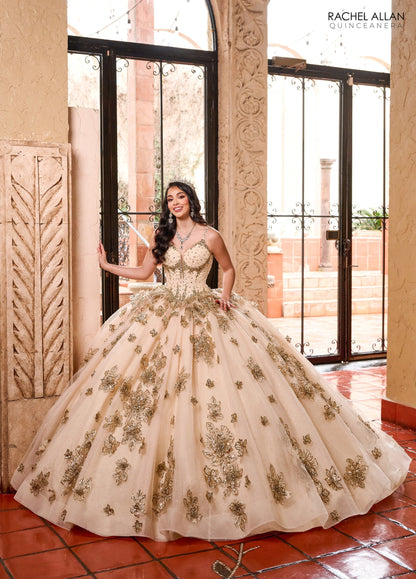 Rachel Allan RQ1149 Sleeveless Quinceanera Dress