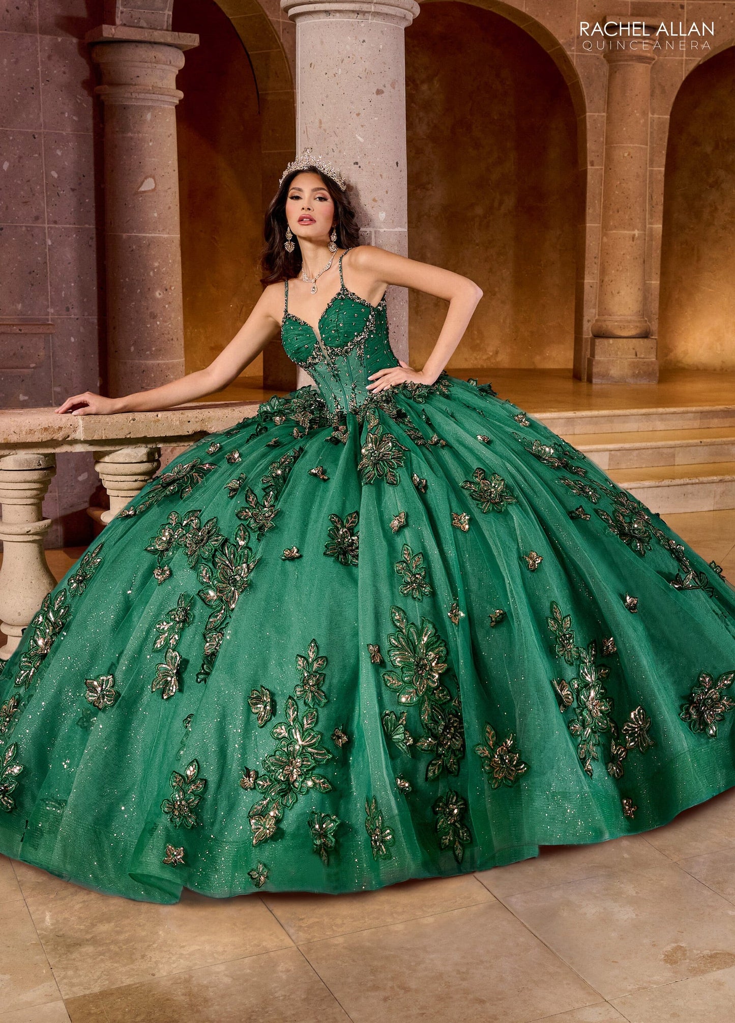 Rachel Allan RQ1149 Sleeveless Quinceanera Dress