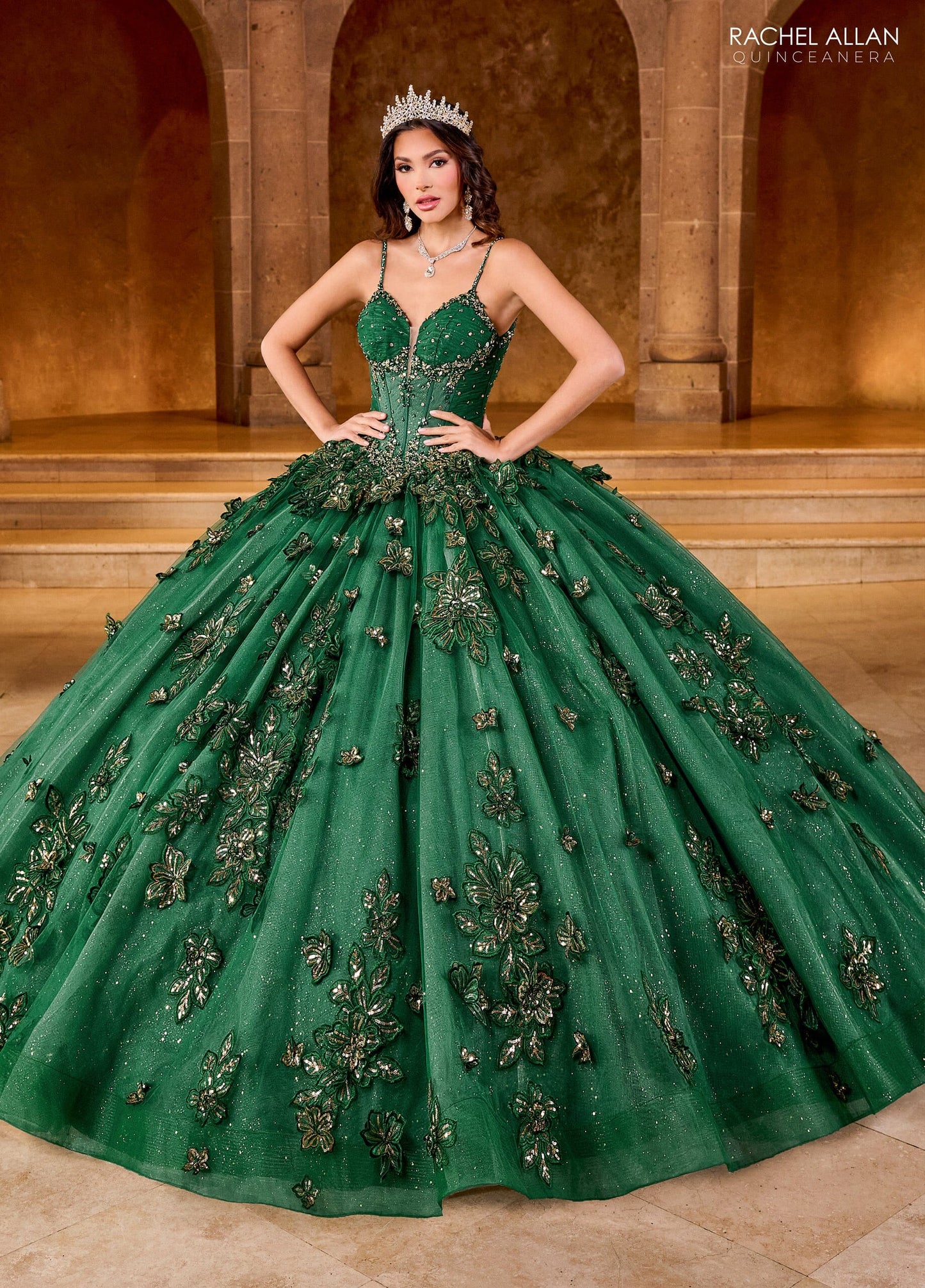 Rachel Allan RQ1149 Sleeveless Quinceanera Dress