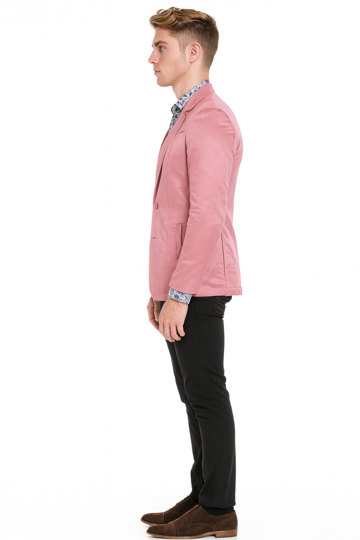 Men's Slim Fit Western Blazer Sportcoat Mauve Sacos Vaqueros Para Hombre