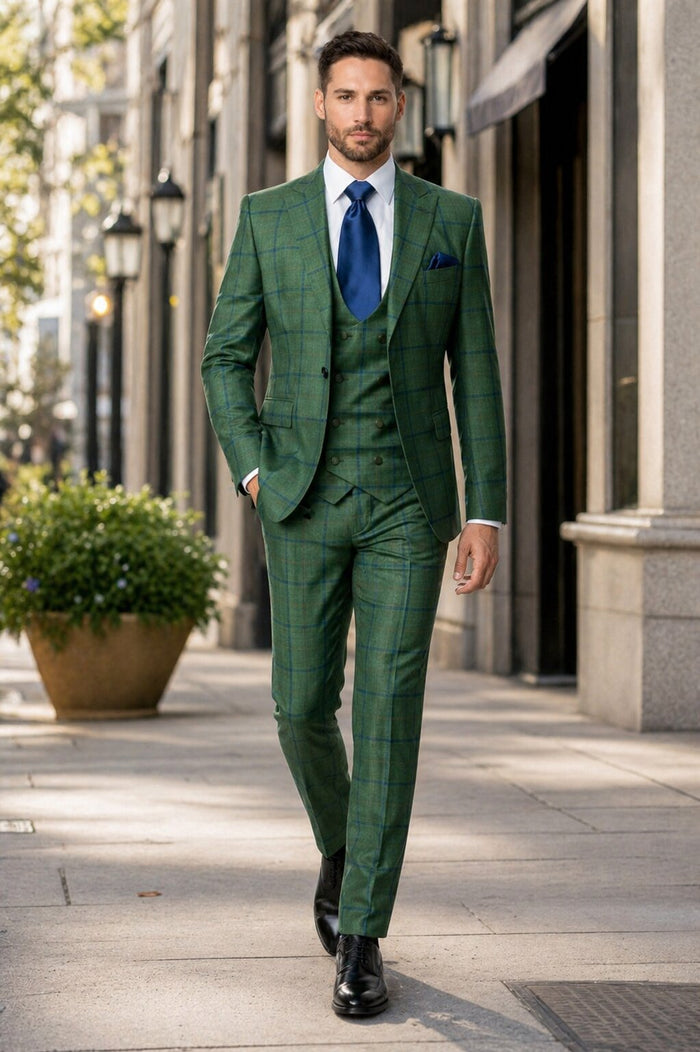Rossi Man Max RM1841  Men's Slim Fit 3-Piece Suit for Men