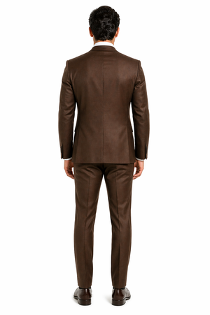 Smoking Traje - Esmoquin - Smoking Para Hombre - One Button  Trajes De Novio - Chocolate Tuxedo