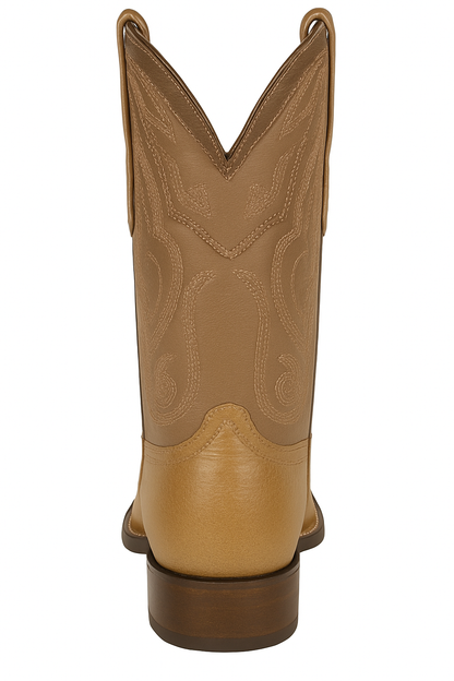 Men's Wild West Smooth Ostrich Skin 3X Toe Boots 29504-B