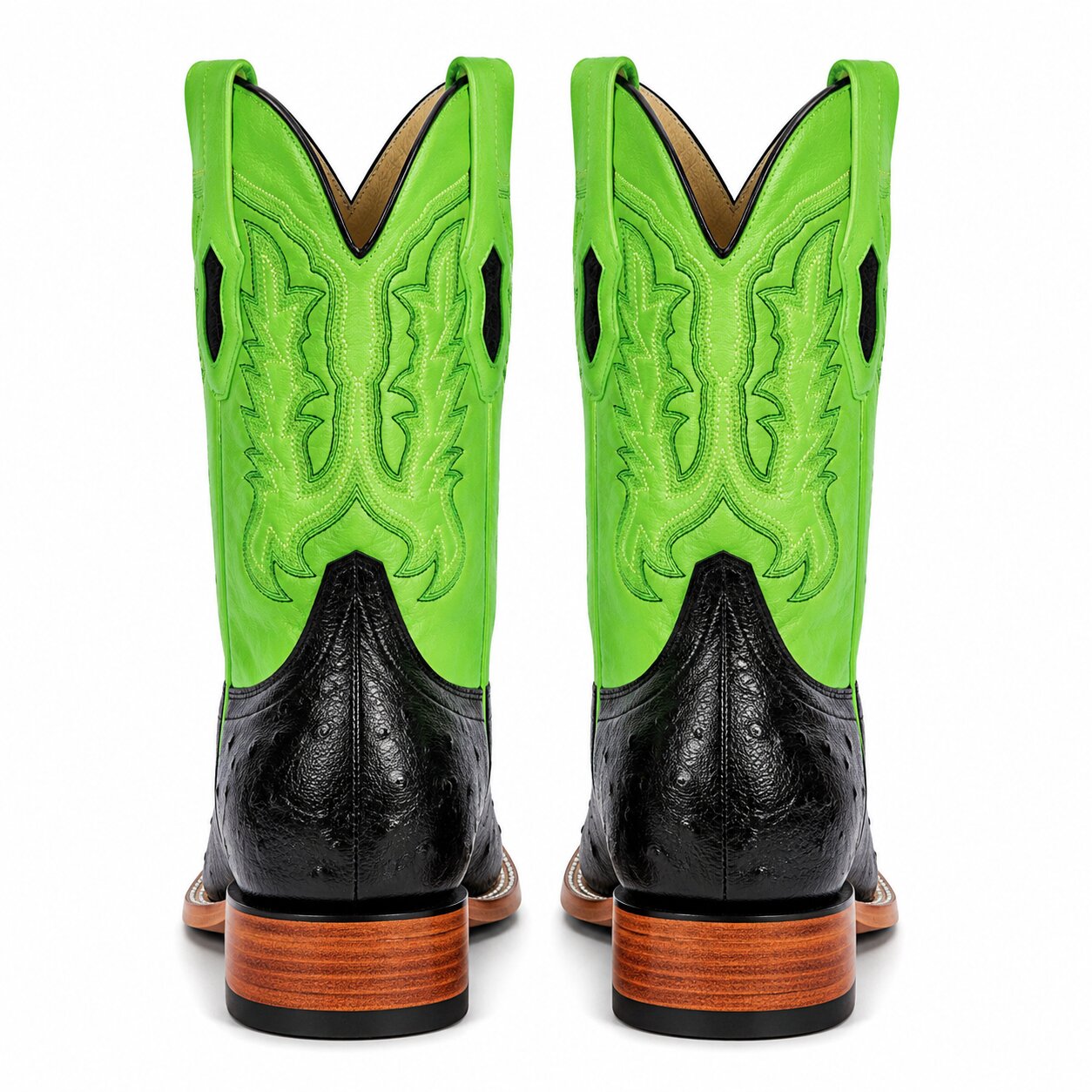 Smooth Ostrich Boots