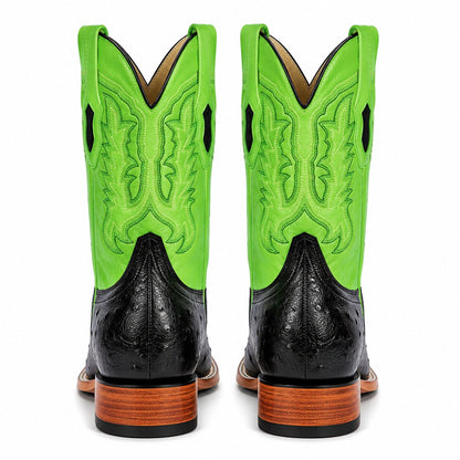 Smooth Ostrich Boots