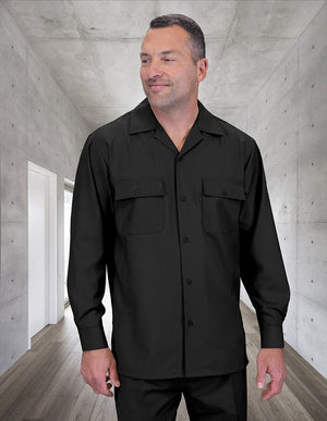 Mens 2-Piece 100% Wool Walking Suit with Pleated Wide-Leg Pants  Classic and Comfortable