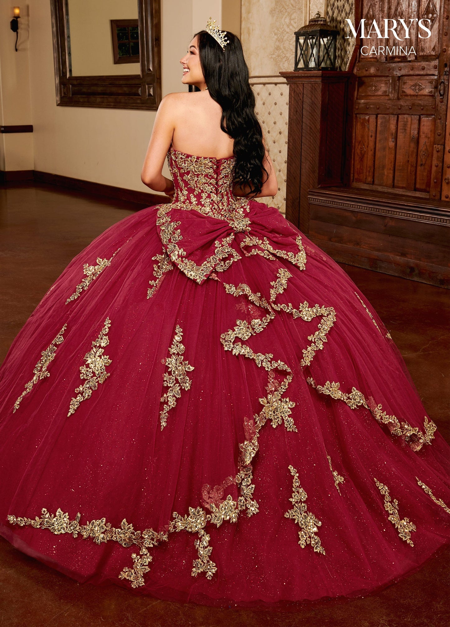Mary's Bridal MQ1109 Strapless Quinceanera Dress