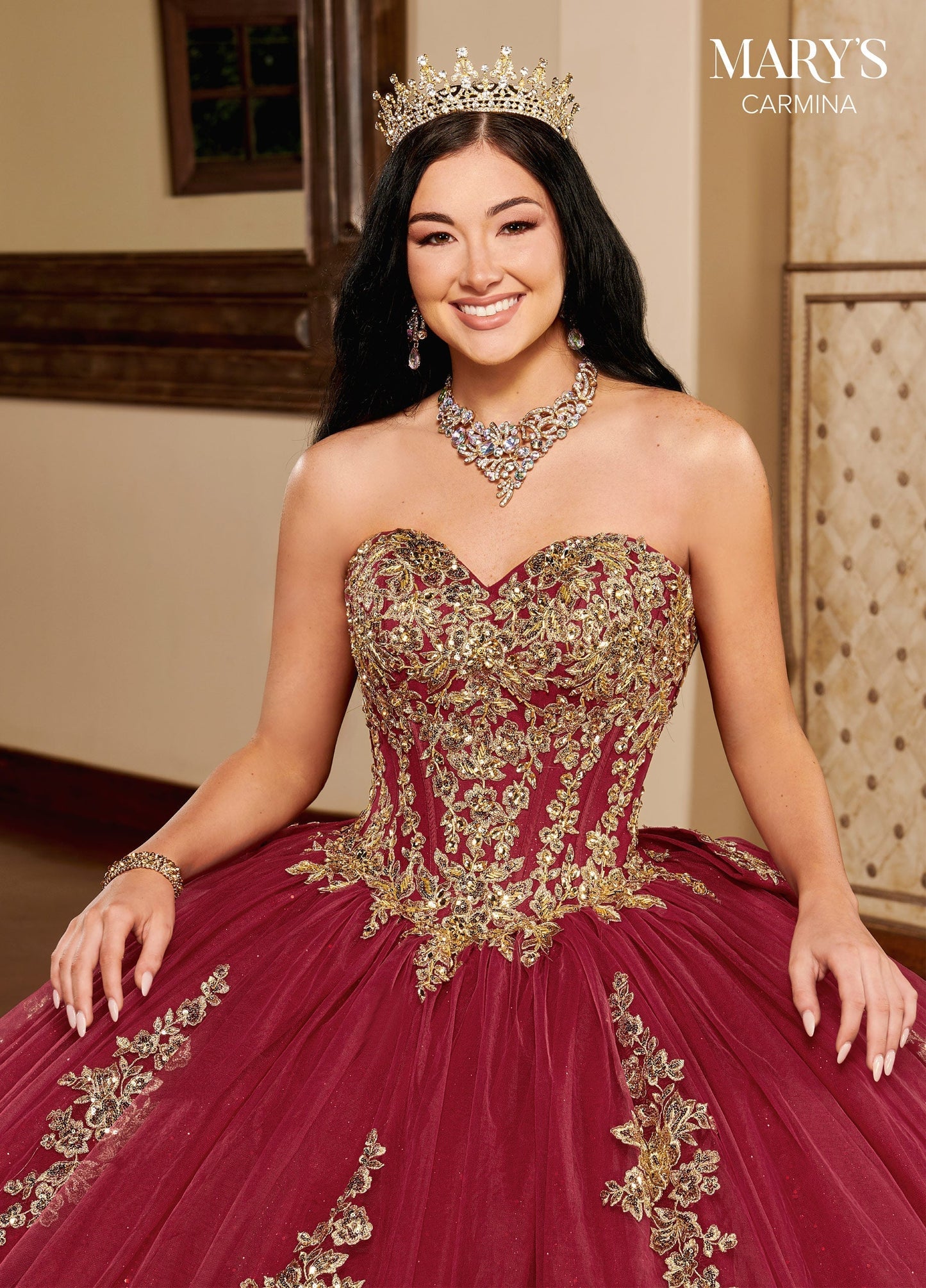 Mary's Bridal MQ1109 Strapless Quinceanera Dress