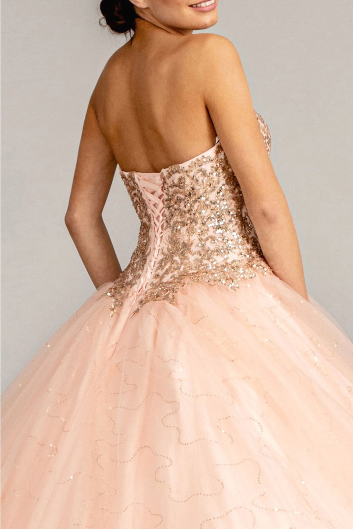 Strapless Sweetheart Ball Gown by Elizabeth KGL1973