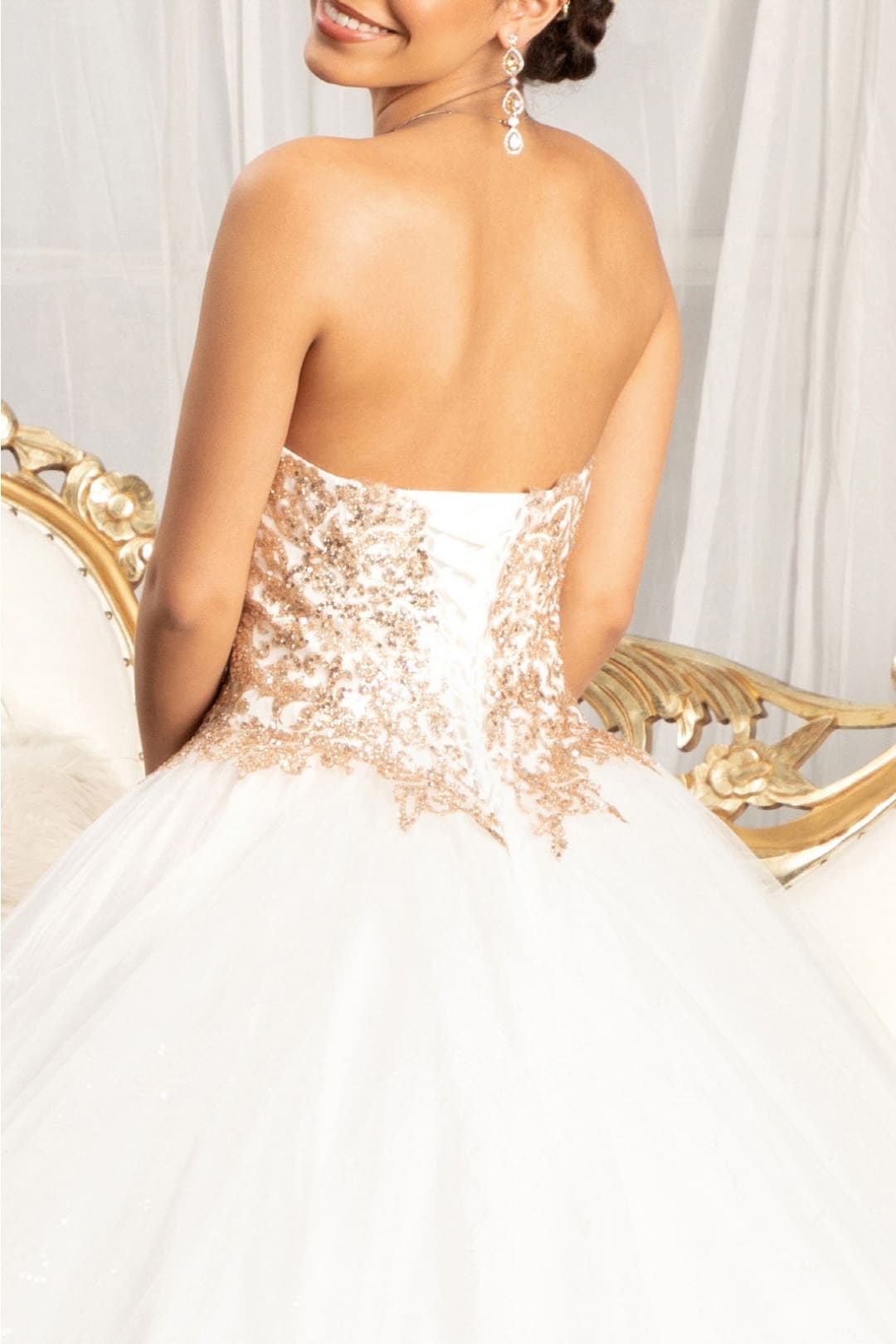 Strapless Sweetheart Ball Gown by Elizabeth KGL1973