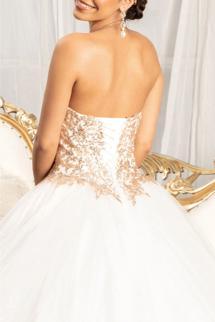 Strapless Sweetheart Ball Gown by Elizabeth KGL1973