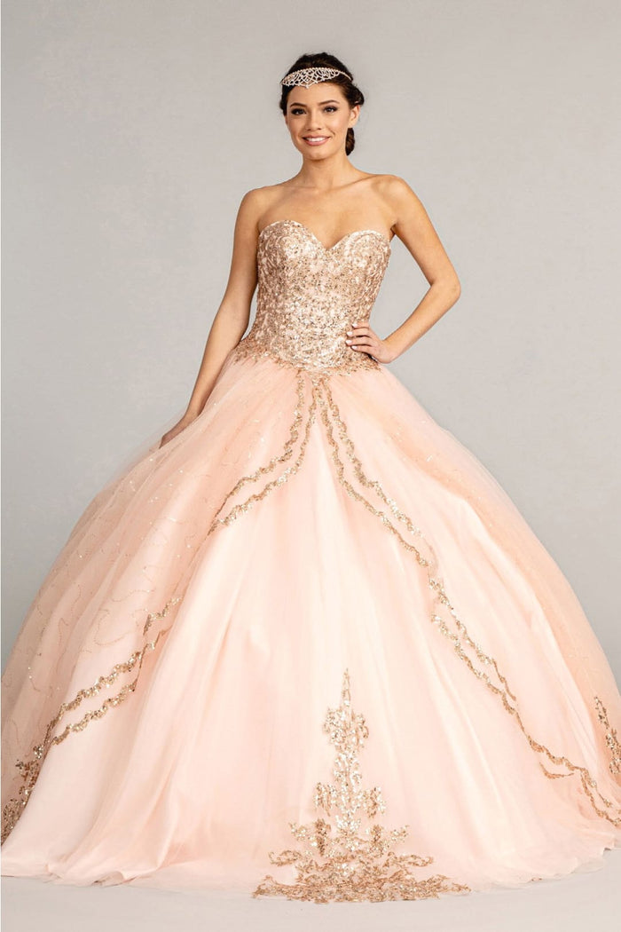 Strapless Sweetheart Ball Gown by Elizabeth KGL1973