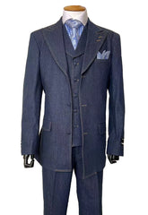 classic-mens-denim-3-piece-suit-cotton-double-vent-blazer-vest-pants