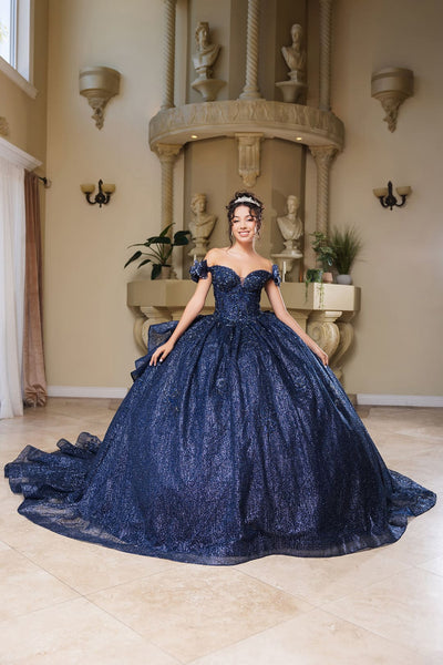 Sweet 16 Dress Off Shoulder Floral Lace Prom Gown By Layla K LK265 - Dress