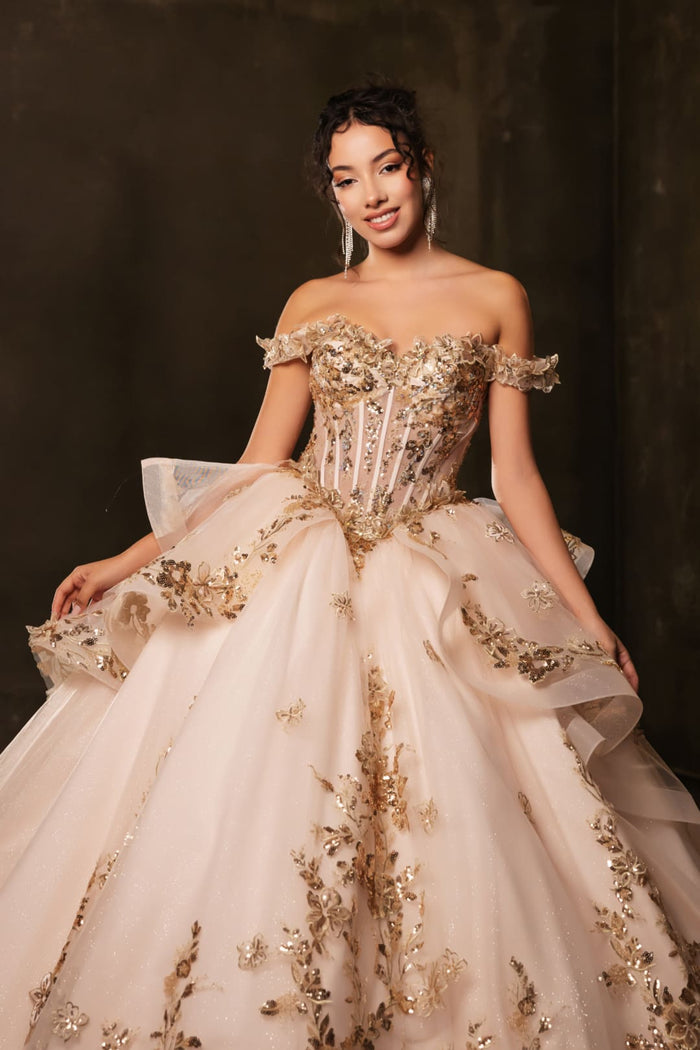 Sweet 16 Dress Sweetheart Off The Shoulder Ball Gown By Layla K LK271 - Dress