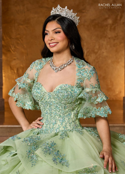 Rachel Allan RQ1138 Sweetheart Layered Quinceanera Dress