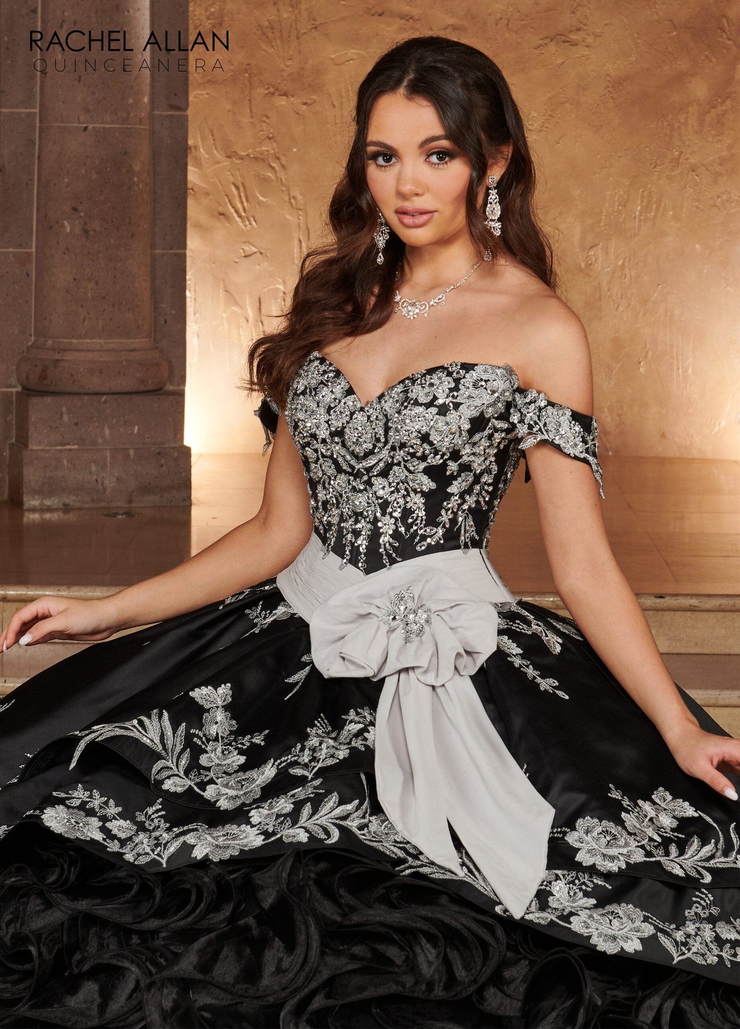Rachel Allan RQ3104 Sweetheart Ruffled Quinceanera Dress