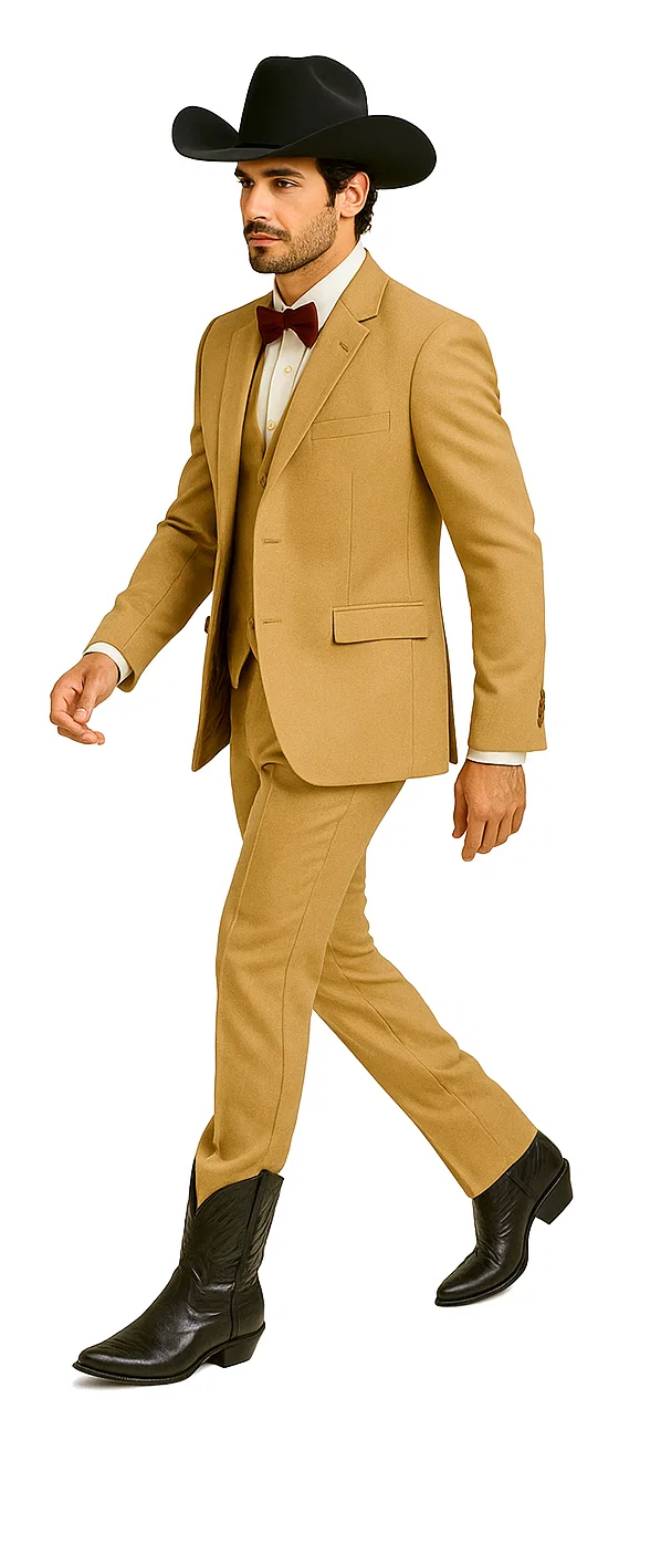 Tan Cowboy Wedding Suit for Every Occasion