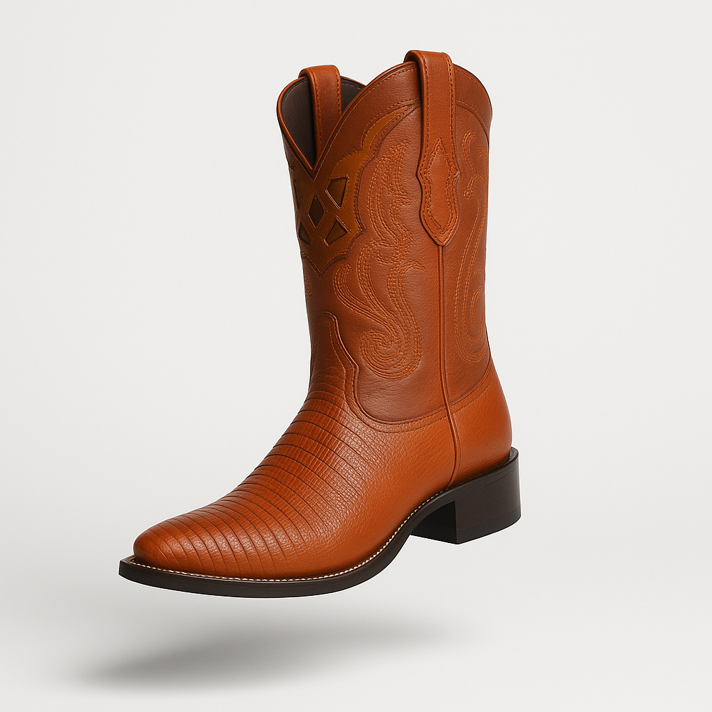 Men's Wild West Teju Lizard Skin 3X Toe Boots 29507