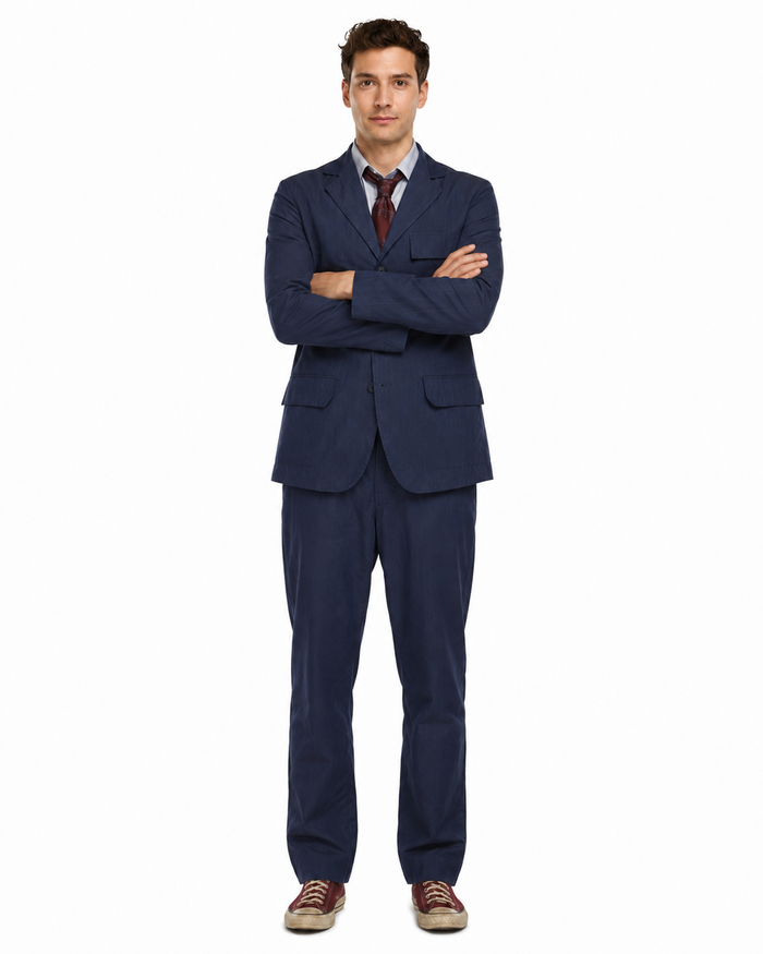 Tenth Doctor David Tennant Suit – Doctor Who Brown Pinstripe Cosplay Outfit