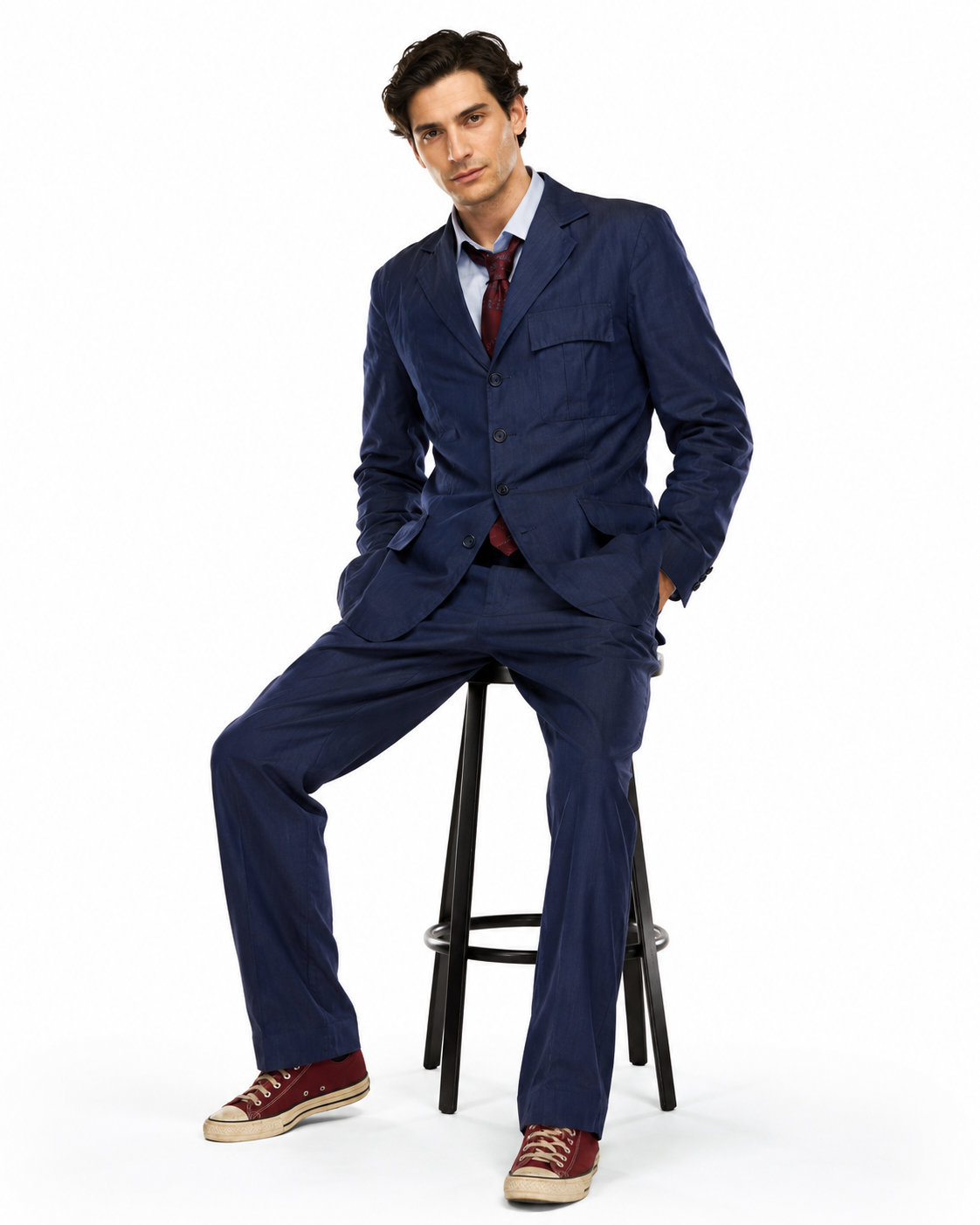 Tenth Doctor David Tennant Suit – Doctor Who Brown Pinstripe Cosplay Outfit
