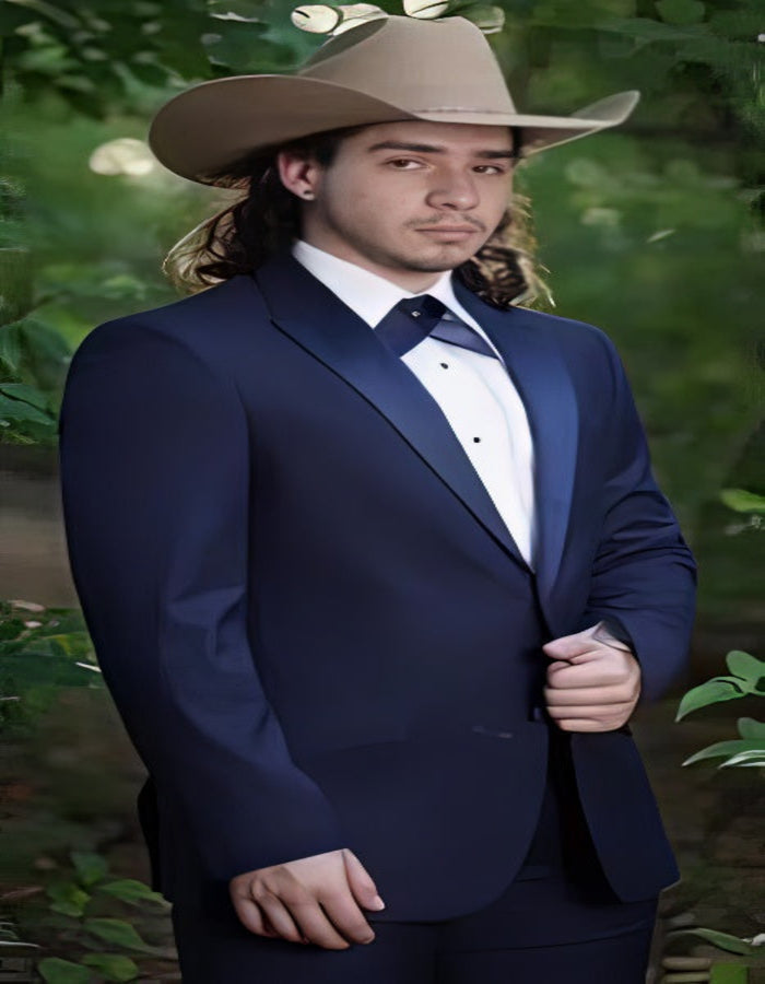 Blue Tuxedos - One Button Suit