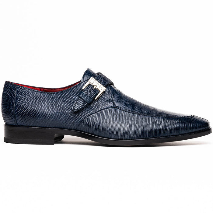 Marco Di Milano Toluca: Navy Leather Dress Shoes