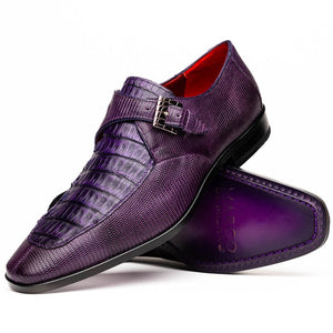 Marco_Di_Milano Toluca: Purple Leather Dress Shoe