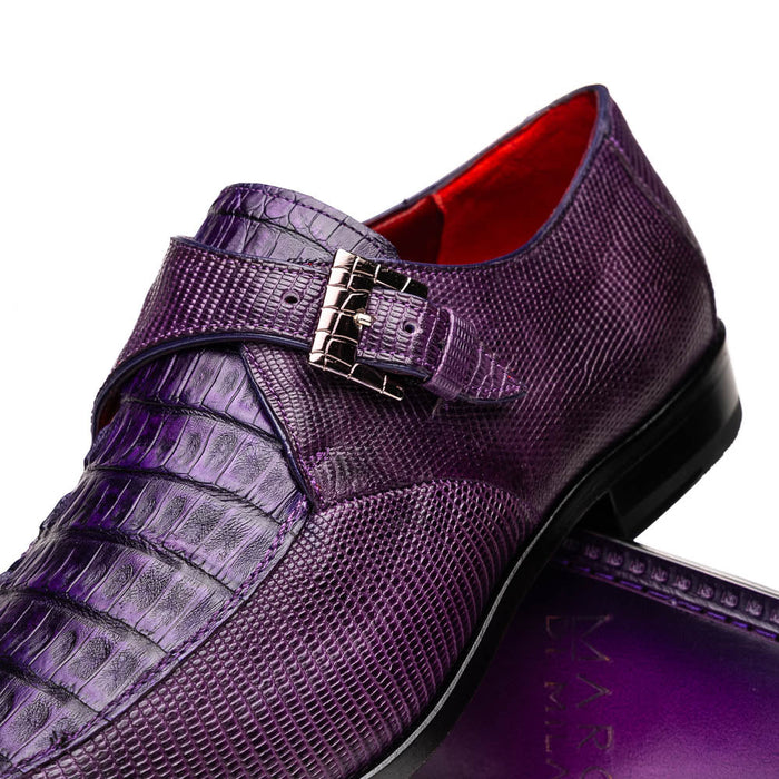 Marco_Di_Milano Toluca: Purple Leather Dress Shoe
