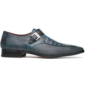 Marco Di Milano Toluca Rustic Blue Leather Shoe