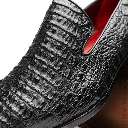 Marco_Di_Milano Trento Black Leather Dress Shoe
