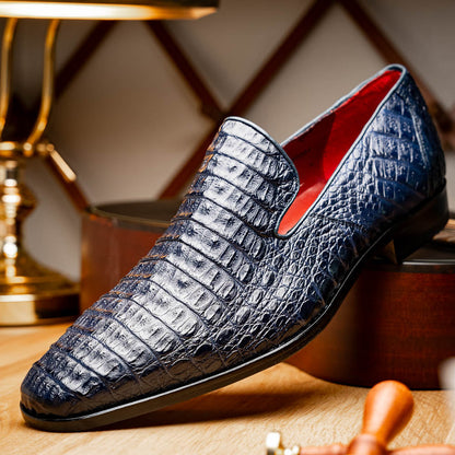 Marco Di Milano Trento Navy Leather Luxury Shoe