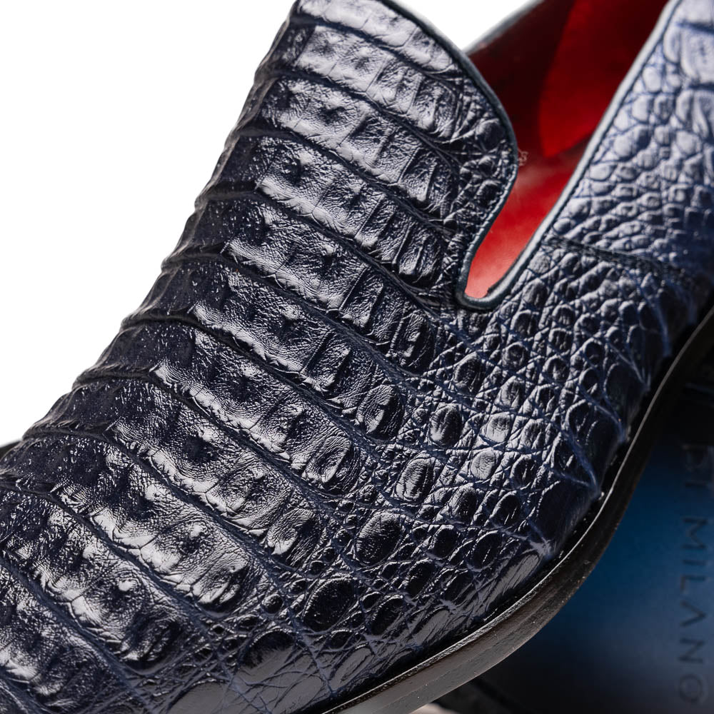Marco Di Milano Trento Navy Leather Luxury Shoe
