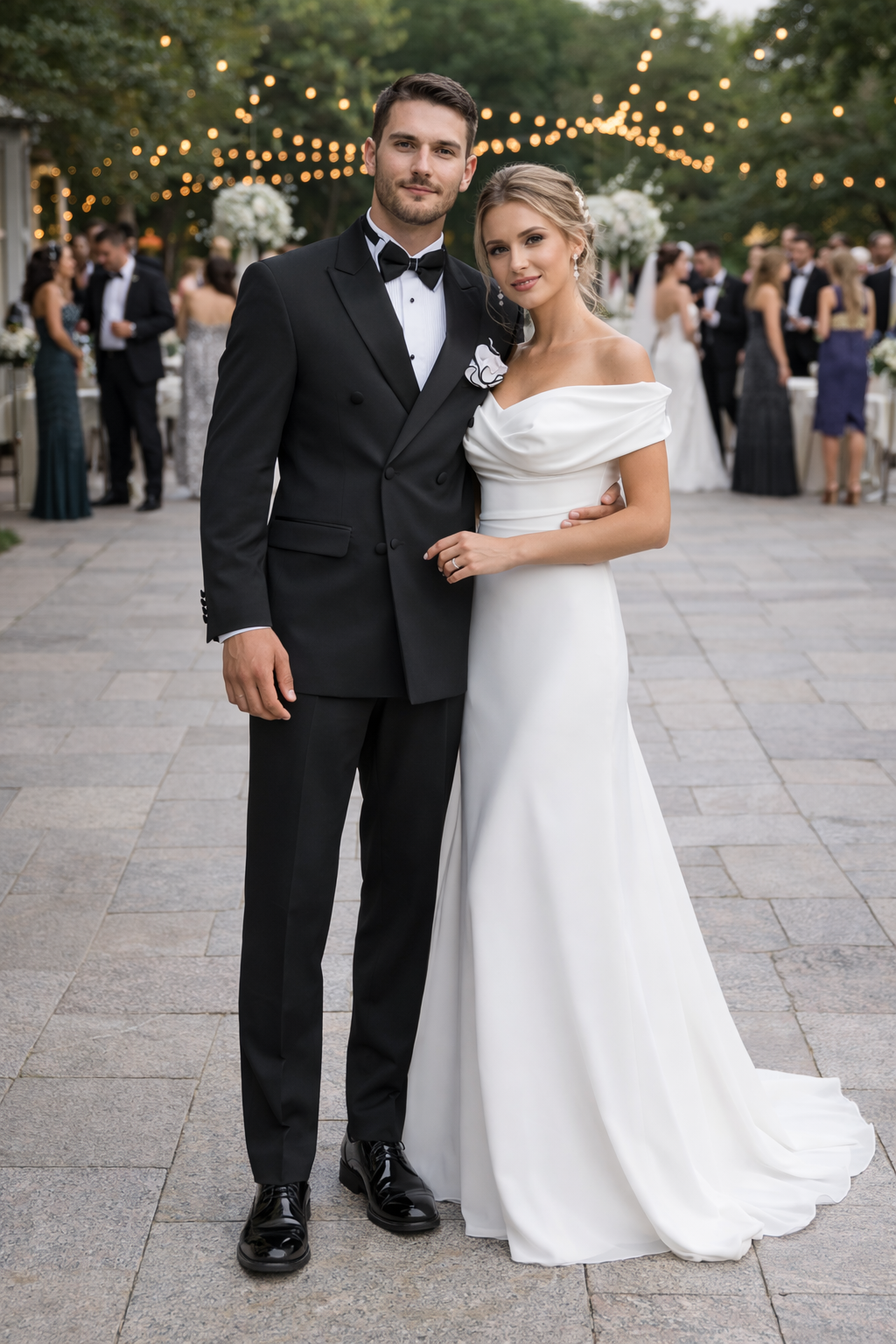 Double Breasted Black Tuxedo