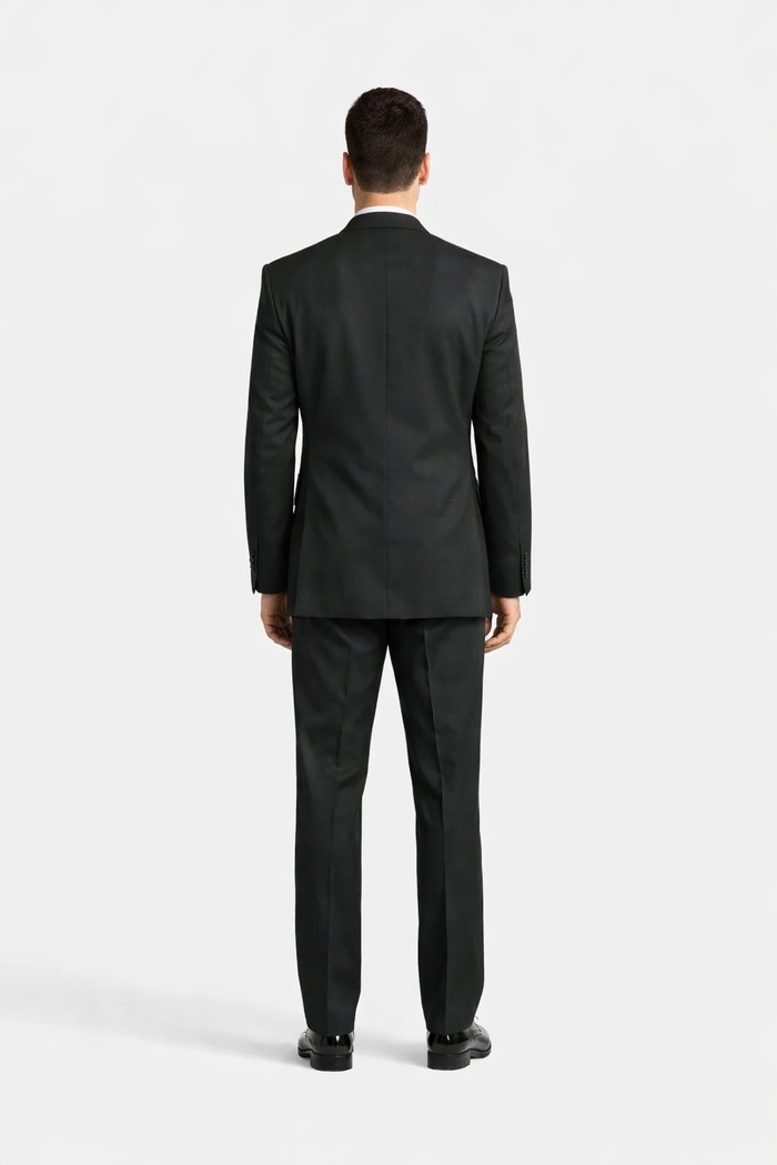 Double Breasted Black Tuxedo