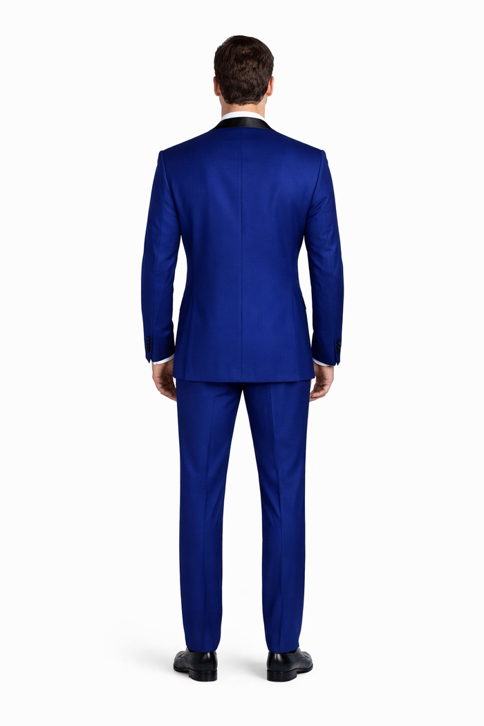 Royal Blue Shawl Tuxedo - Men's Slim Fitted Tuxedo