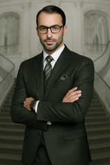 olive-green-suit-mens-modern-fit-no-pleated-pants-pant-2-button-wool-suit-business-suit