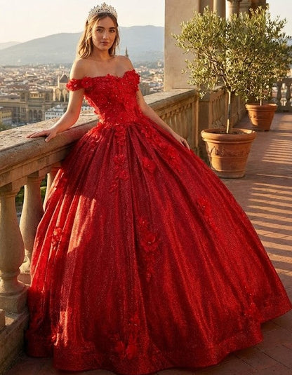 Plus Size Ball Gown in Yellow | Formal Quinceanera Dress