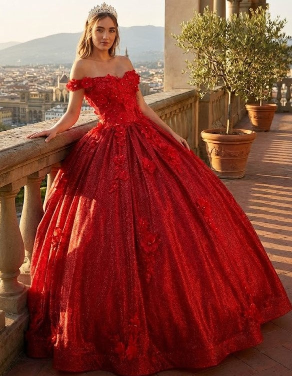 Plus Size Ball Gown in Yellow | Formal Quinceanera Dress