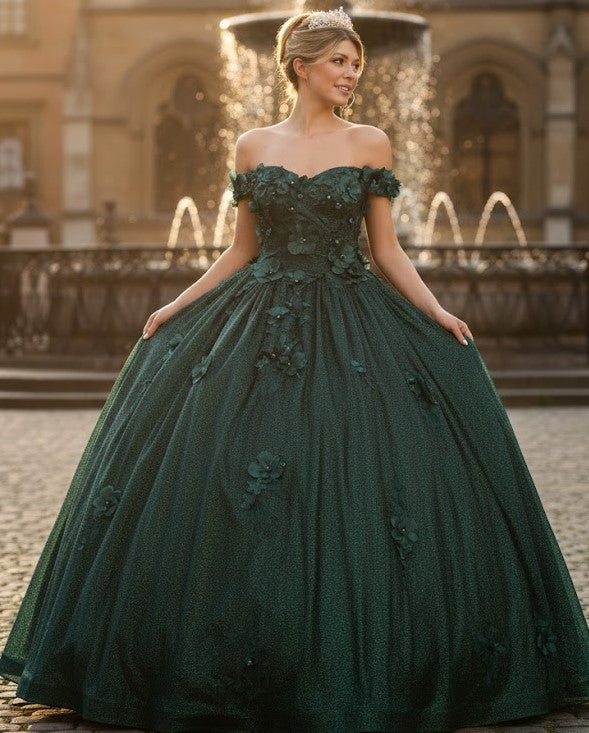 Plus Size Ball Gown in Yellow | Formal Quinceanera Dress
