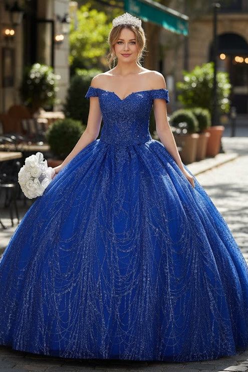 Plus Size Ball Gown in Black | Formal Quinceanera Dress by LK153