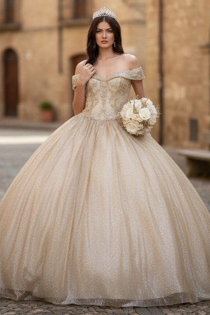 Layla K LK151 Off The Shoulder Quinceanera Dress And Plus Size