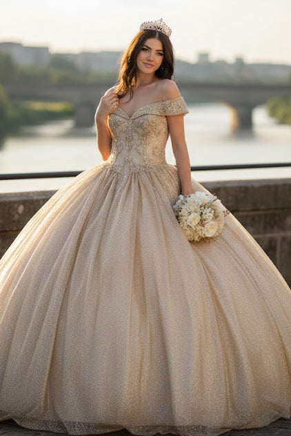 Layla K LK151 Off The Shoulder Quinceanera Dress And Plus Size